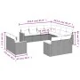Set de sofás de jardín 11pzas con cojines ratán sintético beige by , Garden sets - Ref: Foro24-3228179, Price: 882,11 €, Disc...