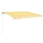 Automatische ausfahrbare Markise in Gelb und Weiß, 450x350 cm. von , Markisen - Ref: Foro24-3069008, Preis: 562,03 €, Rabatt: %