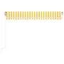 Automatische ausfahrbare Markise in Gelb und Weiß, 450x350 cm. von , Markisen - Ref: Foro24-3069008, Preis: 562,03 €, Rabatt: %
