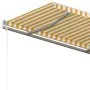 Automatische ausfahrbare Markise in Gelb und Weiß, 450x350 cm. von , Markisen - Ref: Foro24-3069008, Preis: 562,03 €, Rabatt: %