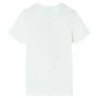Kurzarm-T-Shirt für Kinder in der Farbe Ecru 140 von , Kinder-T-Shirts - Ref: Foro24-12148, Preis: 8,19 €, Rabatt: %