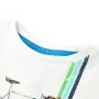 Children's short-sleeved t-shirt in ecru color 140 by , Kids T-shirts - Ref: Foro24-12148, Price: 8,19 €, Discount: %