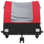 Schwarz-roter Fahrradanhänger aus Eisen, 30 kg von , Fahrradanhänger - Ref: Foro24-94139, Preis: 88,38 €, Rabatt: %