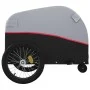Black and red iron bicycle trailer 30 kg by , Bicycle trailers - Ref: Foro24-94139, Price: 86,83 €, Discount: %