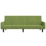 2-Sitzer-Schlafsofa aus hellgrünem Samt von , Sofas - Ref: Foro24-375777, Preis: 271,45 €, Rabatt: %
