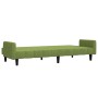 2-Sitzer-Schlafsofa aus hellgrünem Samt von , Sofas - Ref: Foro24-375777, Preis: 271,45 €, Rabatt: %