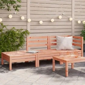3-seater garden sofa in solid Douglas fir wood by , Modular outdoor sofas - Ref: Foro24-838045, Price: 133,80 €, Discount: %