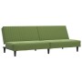2-Sitzer-Schlafsofa aus hellgrünem Samt von , Sofas - Ref: Foro24-375929, Preis: 233,95 €, Rabatt: %