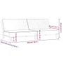 2 seater light green velvet sofa bed by , Sofas - Ref: Foro24-375929, Price: 224,20 €, Discount: %