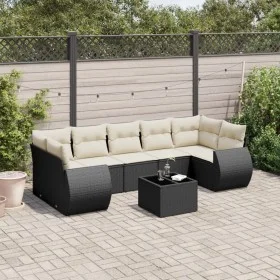 8-piece garden sofa set with black synthetic rattan cushions by , Garden sets - Ref: Foro24-3221135, Price: 519,72 €, Discoun...