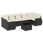 8-piece garden sofa set with black synthetic rattan cushions by , Garden sets - Ref: Foro24-3221135, Price: 475,82 €, Discoun...