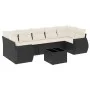8-piece garden sofa set with black synthetic rattan cushions by , Garden sets - Ref: Foro24-3221135, Price: 519,72 €, Discoun...