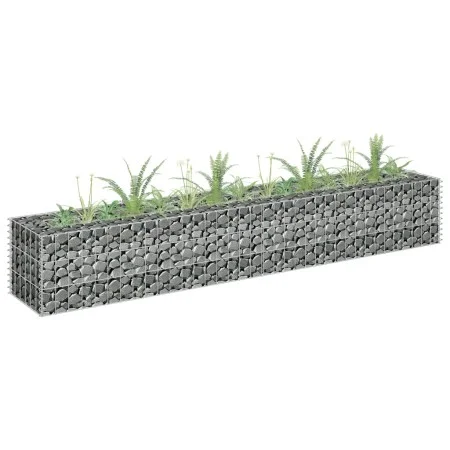Gabionenbett aus Stahl 180x30x30 cm von vidaXL, Töpfe und Pflanzgefäße - Ref: Foro24-145633, Preis: 45,47 €, Rabatt: %