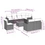 9-teiliges Gartensofa-Set mit beigen synthetischen Rattankissen von , Gartensets - Ref: Foro24-3224218, Preis: 582,68 €, Raba...