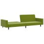 2-Sitzer-Schlafsofa aus hellgrünem Samt von , Sofas - Ref: Foro24-375940, Preis: 265,04 €, Rabatt: %