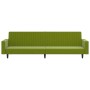 2-Sitzer-Schlafsofa aus hellgrünem Samt von , Sofas - Ref: Foro24-375940, Preis: 265,04 €, Rabatt: %