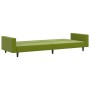 2-Sitzer-Schlafsofa aus hellgrünem Samt von , Sofas - Ref: Foro24-375940, Preis: 265,04 €, Rabatt: %
