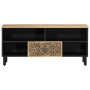 TV-Schrank aus massivem Mangoholz, 100 x 33 x 46 cm von , TV-Möbel - Ref: Foro24-358228, Preis: 92,26 €, Rabatt: %