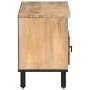 Solid mango wood TV cabinet 100x33x46 cm by , TV Furniture - Ref: Foro24-358228, Price: 91,36 €, Discount: %