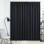 Blackout curtain with hooks black 290x245 cm by vidaXL, Curtains and curtains - Ref: Foro24-134417, Price: 37,36 €, Discount: %