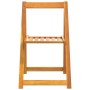 Folding garden chairs 8 pcs solid acacia wood by , Garden chairs - Ref: Foro24-3104965, Price: 268,41 €, Discount: %