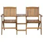Folding garden bench with table 140 cm solid acacia wood by , garden benches - Ref: Foro24-42654, Price: 127,30 €, Discount: %