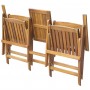 Klappbare Gartenbank mit Tisch 140 cm aus massivem Akazienholz von , Gartenbänke - Ref: Foro24-42654, Preis: 129,24 €, Rabatt: %