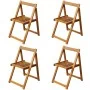 Klappbare Garten-Essgruppe 5-teilig aus massivem Akazienholz von , Gartensets - Ref: Foro24-45594, Preis: 274,91 €, Rabatt: %