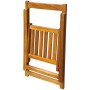 Klappbare Garten-Essgruppe 5-teilig aus massivem Akazienholz von , Gartensets - Ref: Foro24-45594, Preis: 276,73 €, Rabatt: %