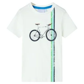 Camiseta de manga corta infantil color crudo 116 by , Kids T-shirts - Ref: Foro24-12146, Price: 8,19 €, Discount: %