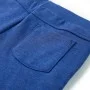 Children's shorts with drawstring blue mélange 128 by , kids pants - Ref: Foro24-11907, Price: 9,04 €, Discount: %