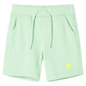 Kurze Kinderhose mit grellem grünen Kordelzug, Größe 140. von , Kinderhosen - Ref: Foro24-11913, Preis: 9,12 €, Rabatt: %