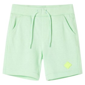 Kurze Kinderhose mit grellem grünen Kordelzug, Größe 116. von , Kinderhosen - Ref: Foro24-11911, Preis: 9,12 €, Rabatt: %