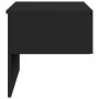 Wall-mounted bedside tables 2 units black by vidaXL, Nightstands - Ref: Foro24-810938, Price: 62,87 €, Discount: %