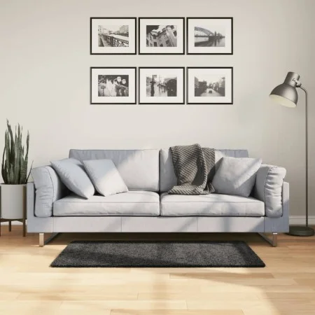 Moderne anthrazitgraue Langflor-Teppich 60x110 cm von , Teppiche - Ref: Foro24-375184, Preis: 21,03 €, Rabatt: %