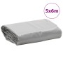 Lona gris 5x6 m 650 g/m² de , Lonas impermeables - Ref: Foro24-156047, Precio: 198,08 €, Descuento: %