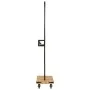 Perchero con ruedas madera maciza mango y hierro 90x35x190 cm by , Hat and coat racks - Ref: Foro24-358580, Price: 115,36 €, ...