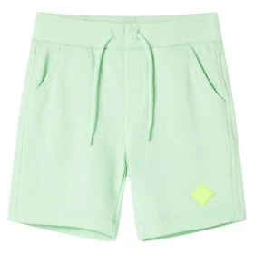 Pantalones cortos infantiles con cordón verde chillón 128 de , Pantalones de niños - Ref: Foro24-11912, Precio: 9,04 €, Descu...