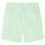 Pantalones cortos infantiles con cordón verde chillón 128