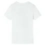 Kurzarm-T-Shirt für Kinder in der Farbe Ecru 128 von , Kinder-T-Shirts - Ref: Foro24-12147, Preis: 8,19 €, Rabatt: %