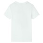 Kurzarm-T-Shirt für Kinder in der Farbe Ecru 128 von , Kinder-T-Shirts - Ref: Foro24-12147, Preis: 8,28 €, Rabatt: %