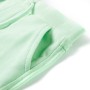 Pantalones cortos infantiles con cordón verde chillón 128