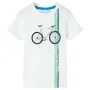 Camiseta de manga corta infantil color crudo 104 de , Camisetas para niños - Ref: Foro24-12145, Precio: 8,19 €, Descuento: %