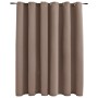 Verdunkelungsvorhang mit taupefarbenen Metallringen, 290 x 245 cm von vidaXL, Vorhänge und Gardinen - Ref: Foro24-134437, Pre...