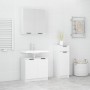 3-teiliges Badezimmermöbelset aus weißem Sperrholz von , Badezimmermöbel - Ref: Foro24-3115868, Preis: 181,45 €, Rabatt: %