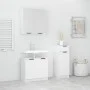 3-teiliges Badezimmermöbelset aus weißem Sperrholz von , Badezimmermöbel - Ref: Foro24-3115868, Preis: 176,31 €, Rabatt: %