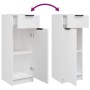 3-teiliges Badezimmermöbelset aus weißem Sperrholz von , Badezimmermöbel - Ref: Foro24-3115868, Preis: 181,45 €, Rabatt: %