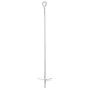 Ground anchors 10 pcs galvanized metal 10x60 cm by vidaXL, Spikes for anchoring in the ground - Ref: Foro24-145503, Price: 54...
