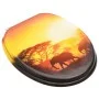 Toilet seats with lid 2 pcs MDF savanna design by , Toilet and bidet seats - Ref: Foro24-3056418, Price: 77,49 €, Discount: %