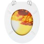 Toilet seats with lid 2 pcs MDF savanna design by , Toilet and bidet seats - Ref: Foro24-3056418, Price: 78,99 €, Discount: %